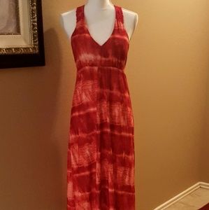 ⚘Tie Dye Red Dress